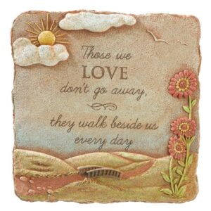 grasslands road those we love square stepping stone, 10-inch