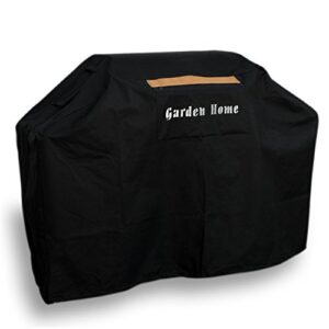 garden home heavy duty 64” grill cover (black with brush, 64”)