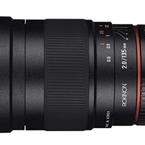 Rokinon 135mm F2.0 ED UMC Telephoto Lens for Canon Digital SLR Cameras