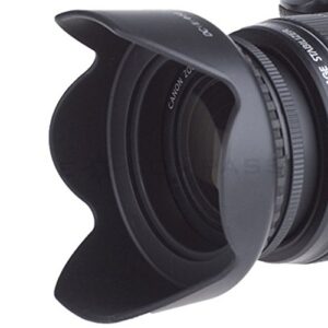 52mm Tulip Flower Lens Hood for Nikon Z5 24-50mm, D3100, D3200, D3300, D5100, D5200, D5300, D5500 with 18-55mm VR II Lens, Canon EOS M50 Mark II with 55-200mm, Fuji XT-200 15-45mm Lens