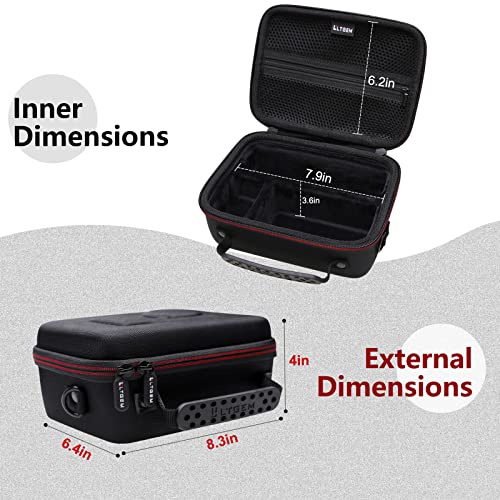 Hard Case for Sony Alpha ZV-E10 / ZV-1F Vlog Camera by LTGEM. Fits Vlogger Accessory Kit Tripod and Microphone - Travel Protective Carrying Storage Bag (Black)