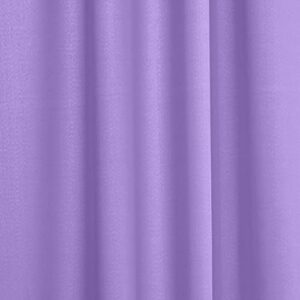 AK TRADING CO. 10 feet x 10 feet Polyester Backdrop Drapes Curtains Panels with Rod Pockets - Wedding Ceremony Party Home Window Decorations - Lavender