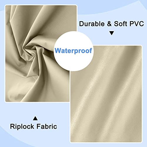 ABCCANOPY Waterproof Outdoor Patio Table Set Cover Lawn Patio Furniture Covers Heavy Duty UV Resistant Dust Proof Protective Covers, 138" Lx 76" Wx 28" H