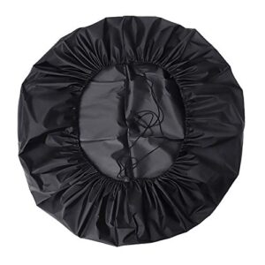 baijingjing Round BBQ Grill Cover, Waterproof Barbecue Oven Protector, for Garden Patio