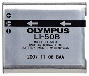 olympus li-50b rechargeable li-ion battery for select olympus cameras – retail packaging