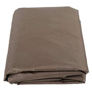 Swing Chair Cushion Cover, 3 Seat Outdoor Waterproof Swing Seat Cushion Cover Swing Chair Protection Cover for Patio Courtyard Garden 60 x 20 x 20in(Brown)