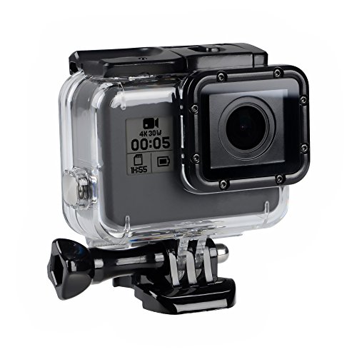 Suptig Replacement Waterproof Case Protective Housing Compatible for GoPro Hero 7 Black Hero 6 Hero 5 Underwater Use - Water Resistant up to 147ft (45m)