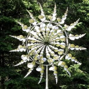 magical metal windmills, unique 3d wind spinners, windmills wind spinner for yard and garden, wind catchers metal outdoor patio decoration…