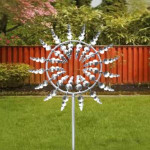 Magical Metal Windmills, Unique 3D Wind Spinners, Windmills Wind Spinner for Yard and Garden, Wind Catchers Metal Outdoor Patio Decoration…