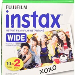 Fujifilm Wide Instant Color Film Instax for 200/210 Cameras - 2 Twin Packs - 40 P.