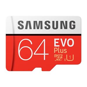 Samsung MicroSD EVO Plus Series 100MB/s (U3) Micro SDXC Memory Card with Adapter MB-MC64GA (64GB)