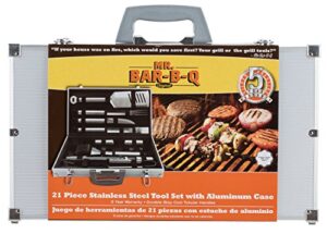 mr. bar-b-q 02066x 02066y other garden and outdoor equipment, accessories, 19.500 x 11.500 x 3.250 inches, aluminum