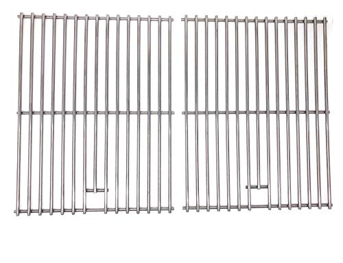 Replacement Stainless Cooking Grates For Select Better Homes and Gardens BG1755B, BH13-101-099-02, GBC940WIR, GBC956W1-C, GBC981W-C, GBC983W-C, 720-0697, Tera Gear 13013007TG Gas Models