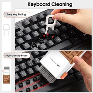 Keyboard Cleaner, 10-in-1 Laptop Cleaning Kit Lens Pen for DSLR Cameras, 3 in 1 Earbud Cleaner Pen, Computer Cleaning Kit, Polish Cleaning Cloth Brush for Electronic/MacBook/Phone/iPad/PC Screen Clean