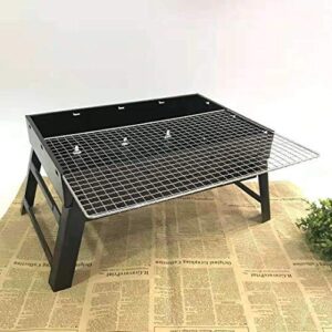 Charcoal Grill Barbecue Portable BBQ - Stainless Steel Folding Grill Tabletop Outdoor Smoker BBQ for Picnic Garden Terrace Camping Travel、travel bbq