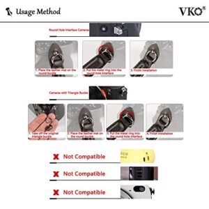 VKO Camera Strap, Camera Rope Strap Neck Shoulder Strap Compatible with Sony Canon Nikon Fuji Mirrorless DSLR SLR Camera 100cm Green