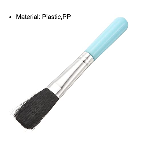 PATIKIL Succulent Cleaning Brush 2Pack 125mm Black Gardening Tools Plant Brush for Garden Blue Handle