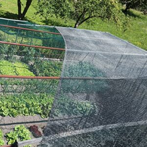 YEKUYEKU Sunblock Shade Cloth 70% Shade Net Greenhouse Covers 10ft x 10ft Fabric Mesh Tarp Sunshade Sunscreen UV Resistant Netting with Grommets for Garden Patio Lawn Plant Parking Yard or Kennel