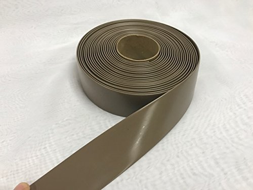1.5" Wide Vinyl Strap for Patio Pool Lawn Garden Furniture (45' Roll) Make Your Own Replacement Straps. Plus - 50 Free Fasteners! (232 Adobe)