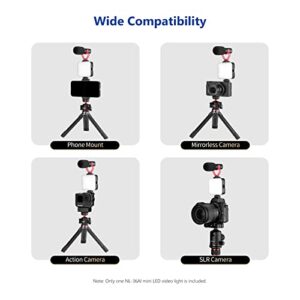 NEEWER LED Video Light, Portable Bi-Color 3200K~5600K Dimmable Camera Soft Lights with 3 Cold Shoes, CRI 97+, 8 Scene Modes, 2000mAh Rechargeable Battery for Gaming/YouTube/Vlog/Photography - NL-36AI