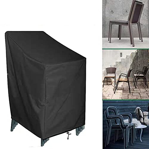 Outdoor Furniture Cover Waterproof ,Patio Chair Covers for Outdoor Furniture,Lounge Chair Covers Waterproof Outdoor Sun Protection Anti-Snow 38in*31in*31in Black M (01)