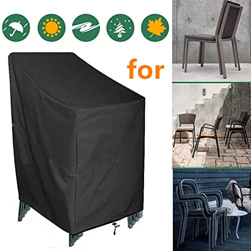 Outdoor Furniture Cover Waterproof ,Patio Chair Covers for Outdoor Furniture,Lounge Chair Covers Waterproof Outdoor Sun Protection Anti-Snow 38in*31in*31in Black M (01)