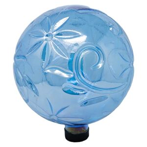 gardener’s select a14bfg03 glass gazing globe, blue, 10″