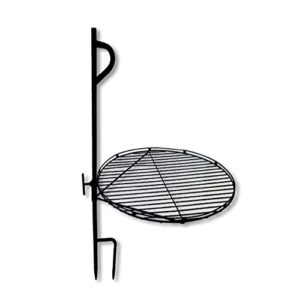 backyard expressions patio · home · garden 913280-nm campfire heavy duty steel, fire camp grill for outdoor open flame cooking, 24 inch grate diameter-backyard expressions, black