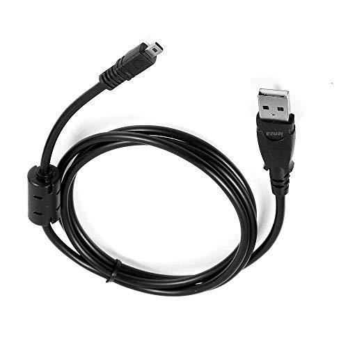 ienza Replacement USB Cable Cord for Sony Cybershot Cyber-Shot DSCH200, DSCH300, DSCW370, DSCW800, DSCW830, DSC-H200, DSC-H300, DSC-W370, DSC-W800, DSC-W830