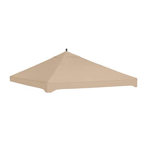 Garden Winds Replacement Canopy Top Cover for Garden Treasures 10x12 Gazebo - Riplock 350 - Beige