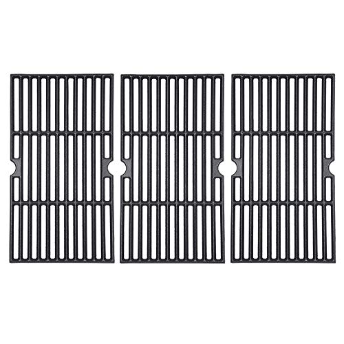 BBQration 16 1/4" CIF159C Matte Cast Iron Cooking Grid Replacement for Uniflame GBC1059WB, GBC1059WE-C, Dyna-Glo DGF510SBP, DGF510SSP, Backyard Grill BY13-101-001-13, Better Homes & Gardens and More