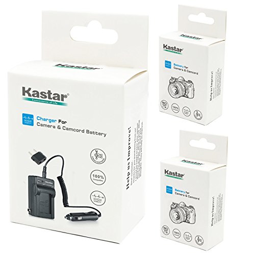 Kastar Battery 2 Pack + Charger for Sony NP-FV30 NP-FV40 NP-FV50 & Sony Handycam HDR-CX380 430V 900 580V 760V HDR-PJ540 650V HDR-PV710V 790V 810 HDR-TD30V FDR-AX100 DCR-SR DCR-SX HDR-CX HDR-XR Series