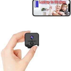 FYLCTEI Spy Camera Hidden Camera 1080P WiFi Wireless Camera, Last up to 30 Days Without Charging Nanny Cam Mini Camera with Motion Detection Indoor Surveillance Cameras for Home Security