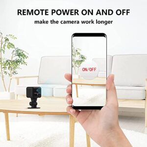 FYLCTEI Spy Camera Hidden Camera 1080P WiFi Wireless Camera, Last up to 30 Days Without Charging Nanny Cam Mini Camera with Motion Detection Indoor Surveillance Cameras for Home Security