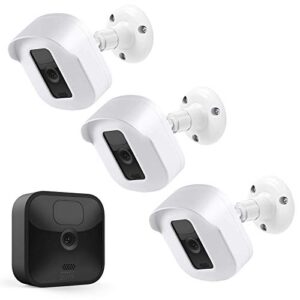aotnex blink xt2/xt camera wall mount bracket,3 pack full weather proof housing/mount with blink sync module outlet mount for blink outdoor indoor cameras security system (white)