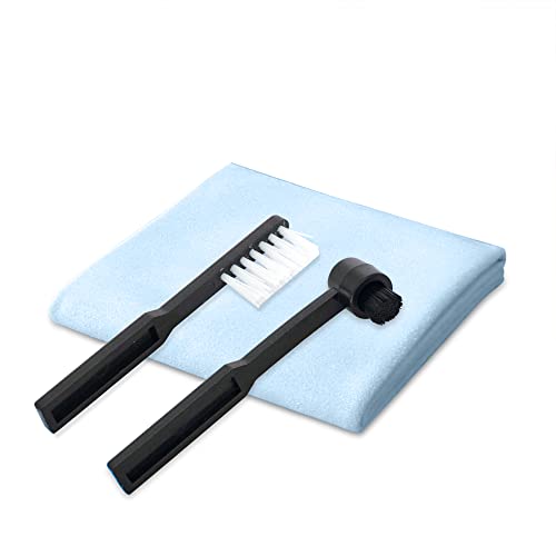 BUBM Vinyl Record Cleaning Brush Kit - Storage Pouch Velvet Record Brush, Cleaning Liquid, Stylus Brush