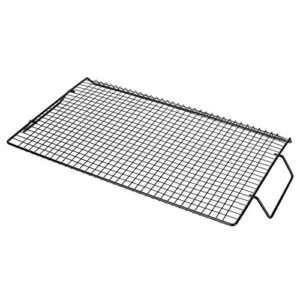 Barbecue Net, Portable Handle Iron Non-Stick BBQ Rack Barbecue Wire Mesh Grill Net for Family Gatherings, Garden Parties, picnics and Camping.