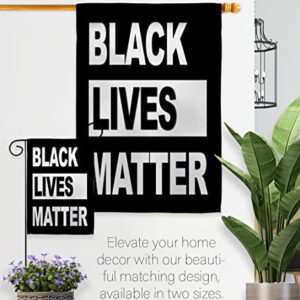 USA Made Black Lives Matter-Civil Rights Double-Sided Lawn Decoration Gift House Garden Yard Banner Revolution Movement Equality Social, Flag 13"x 18.5", Thick Fabric