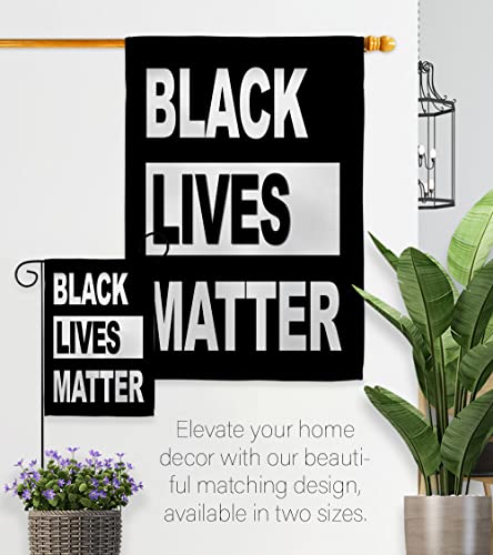 USA Made Black Lives Matter-Civil Rights Double-Sided Lawn Decoration Gift House Garden Yard Banner Revolution Movement Equality Social, Flag 13"x 18.5", Thick Fabric