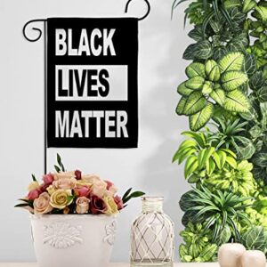 USA Made Black Lives Matter-Civil Rights Double-Sided Lawn Decoration Gift House Garden Yard Banner Revolution Movement Equality Social, Flag 13"x 18.5", Thick Fabric