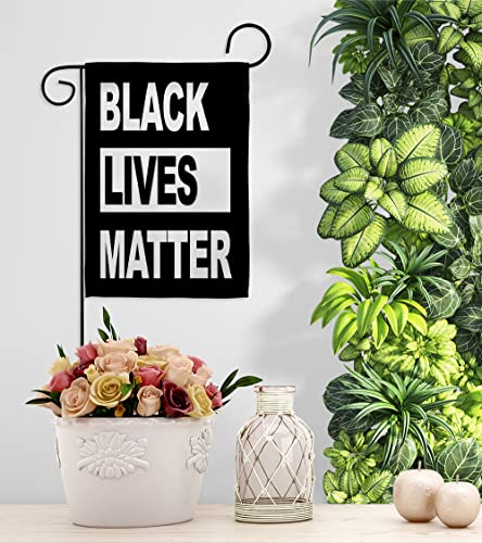 USA Made Black Lives Matter-Civil Rights Double-Sided Lawn Decoration Gift House Garden Yard Banner Revolution Movement Equality Social, Flag 13"x 18.5", Thick Fabric