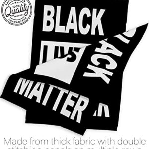 USA Made Black Lives Matter-Civil Rights Double-Sided Lawn Decoration Gift House Garden Yard Banner Revolution Movement Equality Social, Flag 13"x 18.5", Thick Fabric