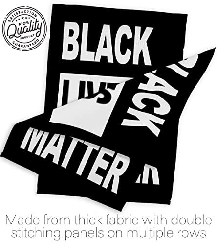 USA Made Black Lives Matter-Civil Rights Double-Sided Lawn Decoration Gift House Garden Yard Banner Revolution Movement Equality Social, Flag 13"x 18.5", Thick Fabric