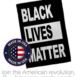 USA Made Black Lives Matter-Civil Rights Double-Sided Lawn Decoration Gift House Garden Yard Banner Revolution Movement Equality Social, Flag 13"x 18.5", Thick Fabric