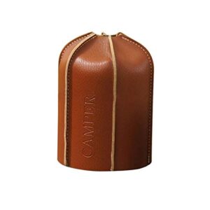 propane cylinder case leather alpine gas tank storage bag gas can cover gas tank protective case,propane tank cover,gas tank leather cover for camping outdoor garden hiking gift