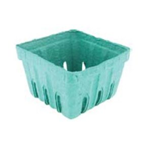 Pactiv 1 Quart Garden Party Berigard Berry Basket Molded Fiber Green | 25 Pack