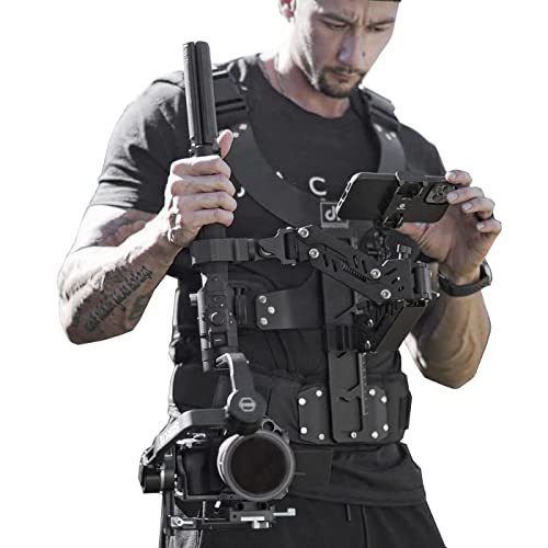 DF DIGITALFOTO Thanos-SE Support Vest Rig System,Filmmakers Kit Gimbal SteadiCam Compatible with DJI RS2/RS 3 PRO Mini/Ronin S,ZHIYUN Crane 3S for Videographer Smoothing footage 4.4-17.6 lbs Load