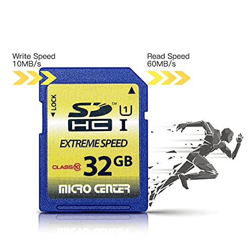 32GB Class 10 SDHC Flash Memory Card SD Card by Micro Center (2 Pack)