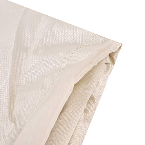 Haofy Patio Furniture Covers, Garden Patio Furniture Cover Waterproof Outdoor Lounge Chair Protection Covers(Coffee)(Beige)