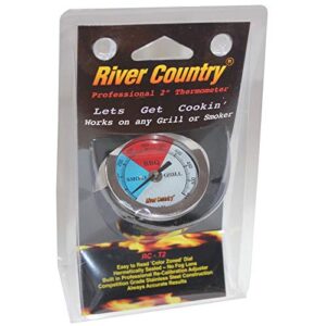2" River Country Professional Series Adjustable Grill & Smoker Thermostat Thermometer Gauge, Model: RC-T2, Home & Garden Store